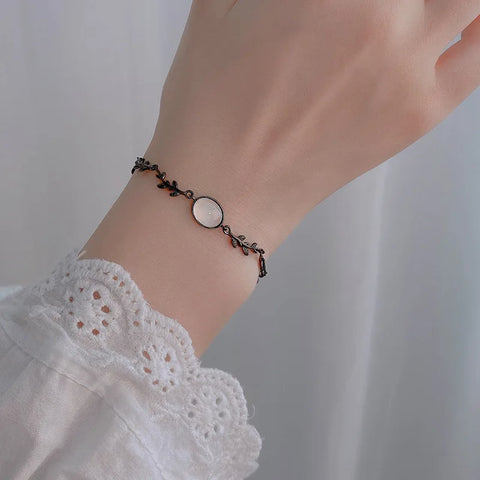 New 925 Sterling Silver Treasure Blue Purple Stone Bracelet Bangle For Woman Girl Fashion Jewelry Gift Dropship Wholesale/Talahi Collections