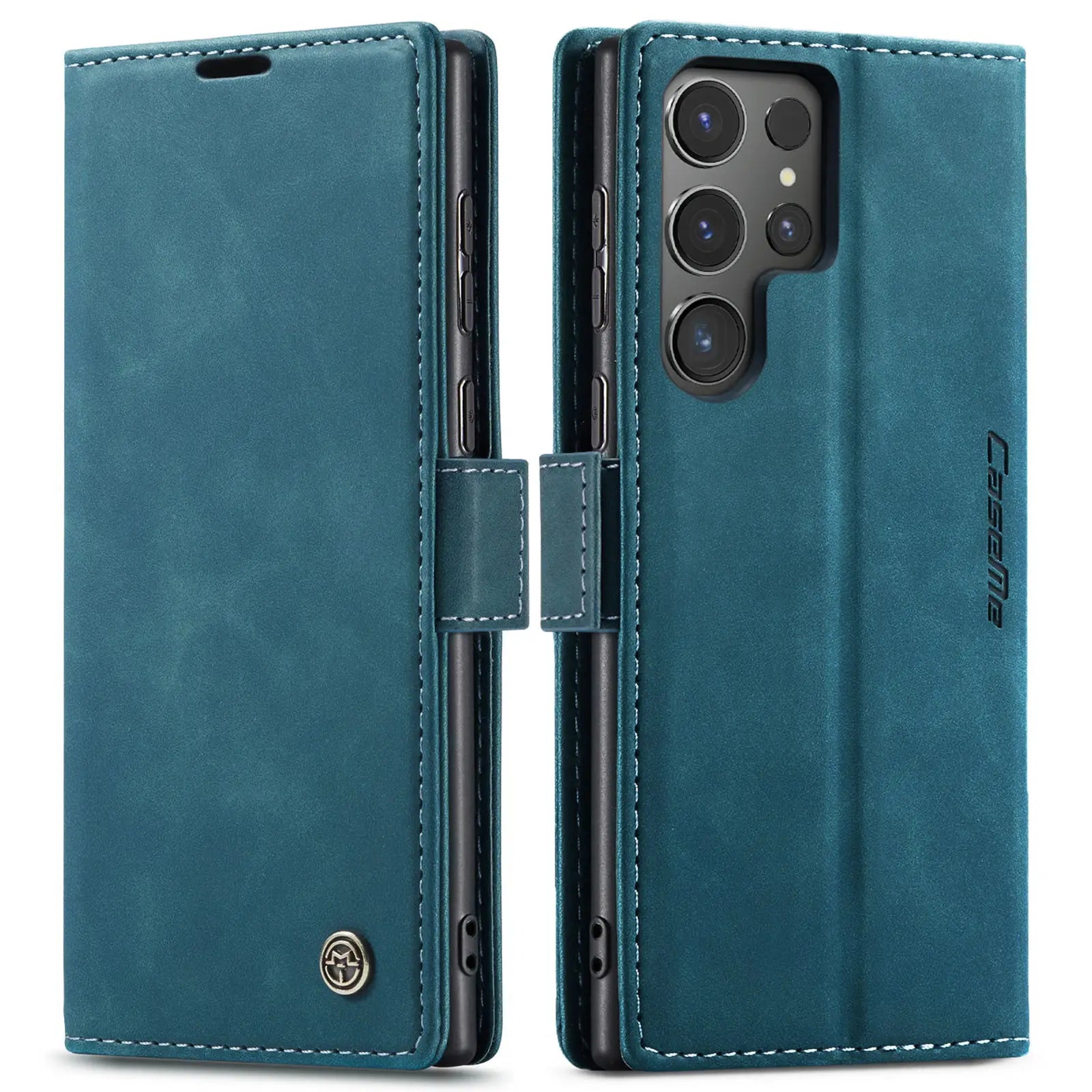 Flip Wallet Case for Samsung Galaxy S24 Ultra S24 Plus S24, Leather Magnetic Folio Cover with Card Holder Shockproof Phone Cases/Talahi Collections