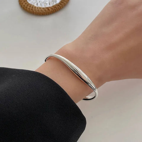 New 925 Sterling Silver Treasure Blue Purple Stone Bracelet Bangle For Woman Girl Fashion Jewelry Gift Dropship Wholesale/Talahi Collections