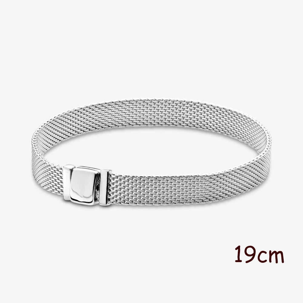 New Original 925 Sterling Silver Alphabet Clip Stopper Charm Beads Fit Pan Brand Reflections Bracelet DIY Women Jewelry/Talahi Collections