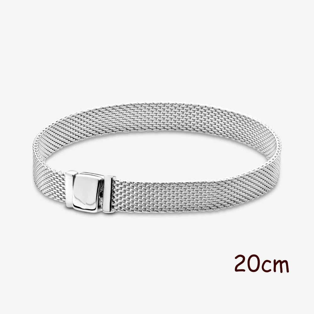 New Original 925 Sterling Silver Alphabet Clip Stopper Charm Beads Fit Pan Brand Reflections Bracelet DIY Women Jewelry/Talahi Collections