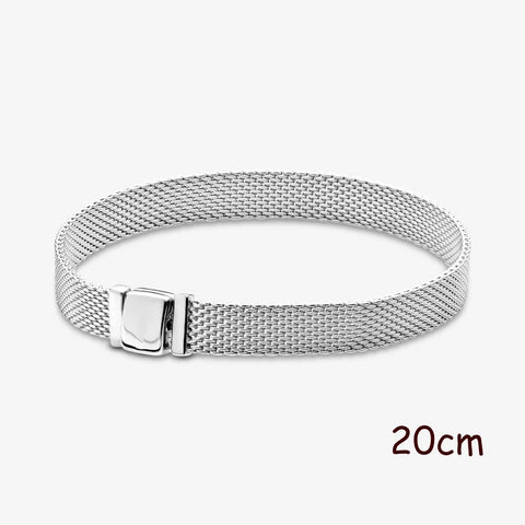 New Original 925 Sterling Silver Alphabet Clip Stopper Charm Beads Fit Pan Brand Reflections Bracelet DIY Women Jewelry/Talahi Collections
