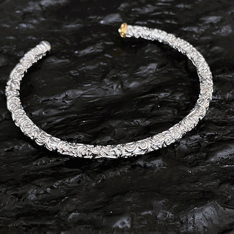New 925 Sterling Silver Treasure Blue Purple Stone Bracelet Bangle For Woman Girl Fashion Jewelry Gift Dropship Wholesale/Talahi Collections