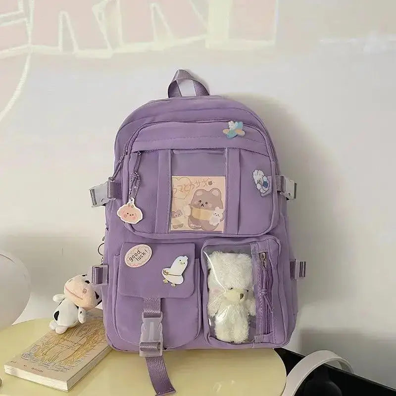 Girls Backpack Cute School Bags For Student Teens Girls Pockets Women Laptop Backpack Harajuku/Talahi Collections