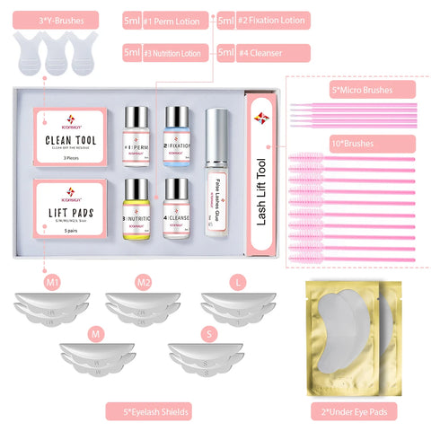 5 Bottles/Lot #1/2/3/4 Lash Lift Lotion Eyelash Lifting Kit Eyelash Perm Fixation Lotion Lifting Eyelashes Eye Lash Makeup Tools/Talahi Collections