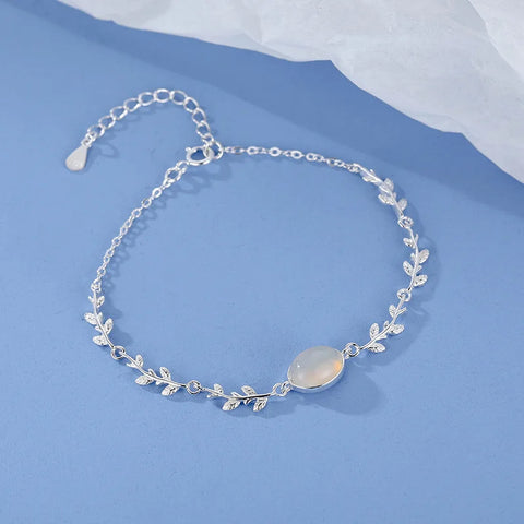New 925 Sterling Silver Treasure Blue Purple Stone Bracelet Bangle For Woman Girl Fashion Jewelry Gift Dropship Wholesale/Talahi Collections