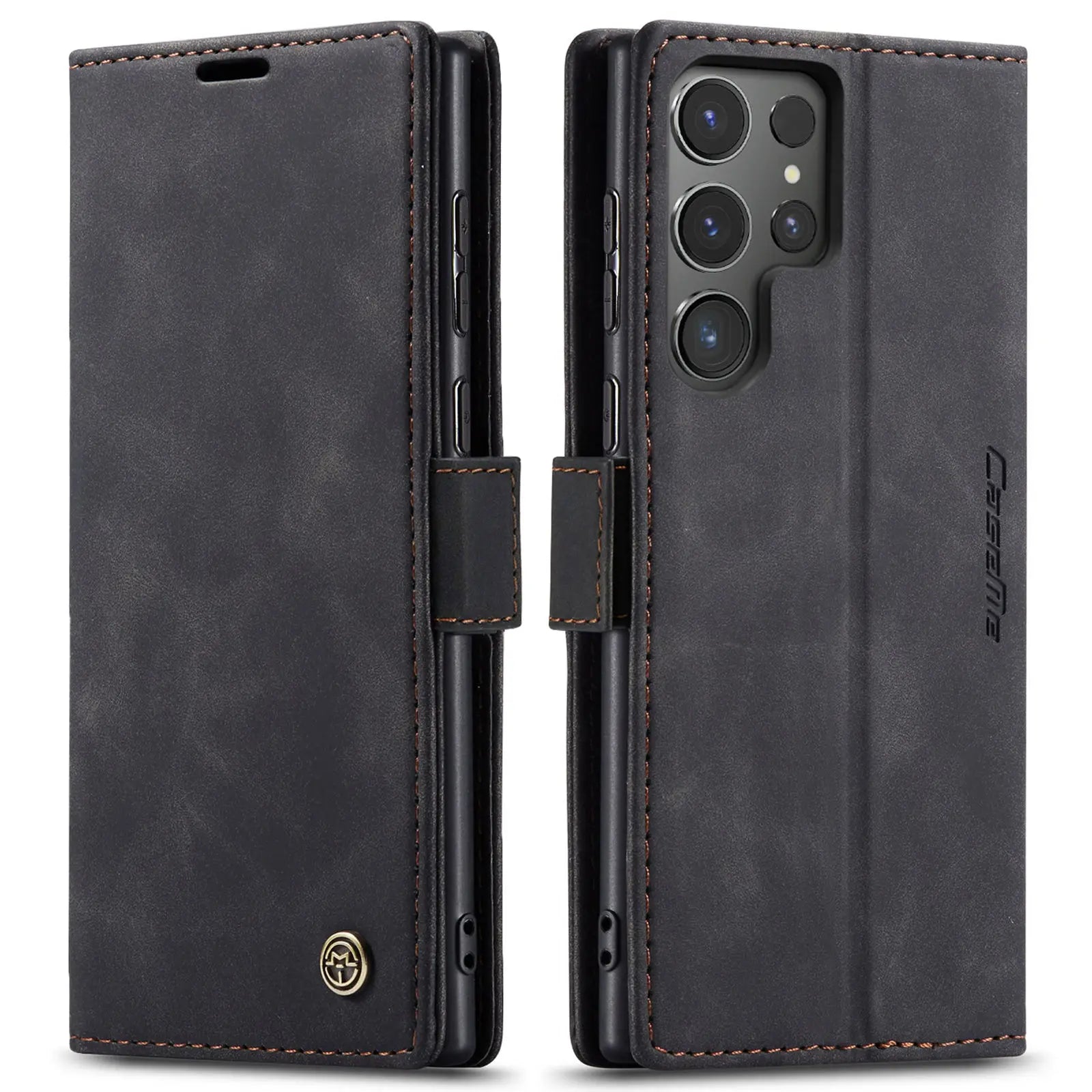 Flip Wallet Case for Samsung Galaxy S24 Ultra S24 Plus S24, Leather Magnetic Folio Cover with Card Holder Shockproof Phone Cases/Talahi Collections