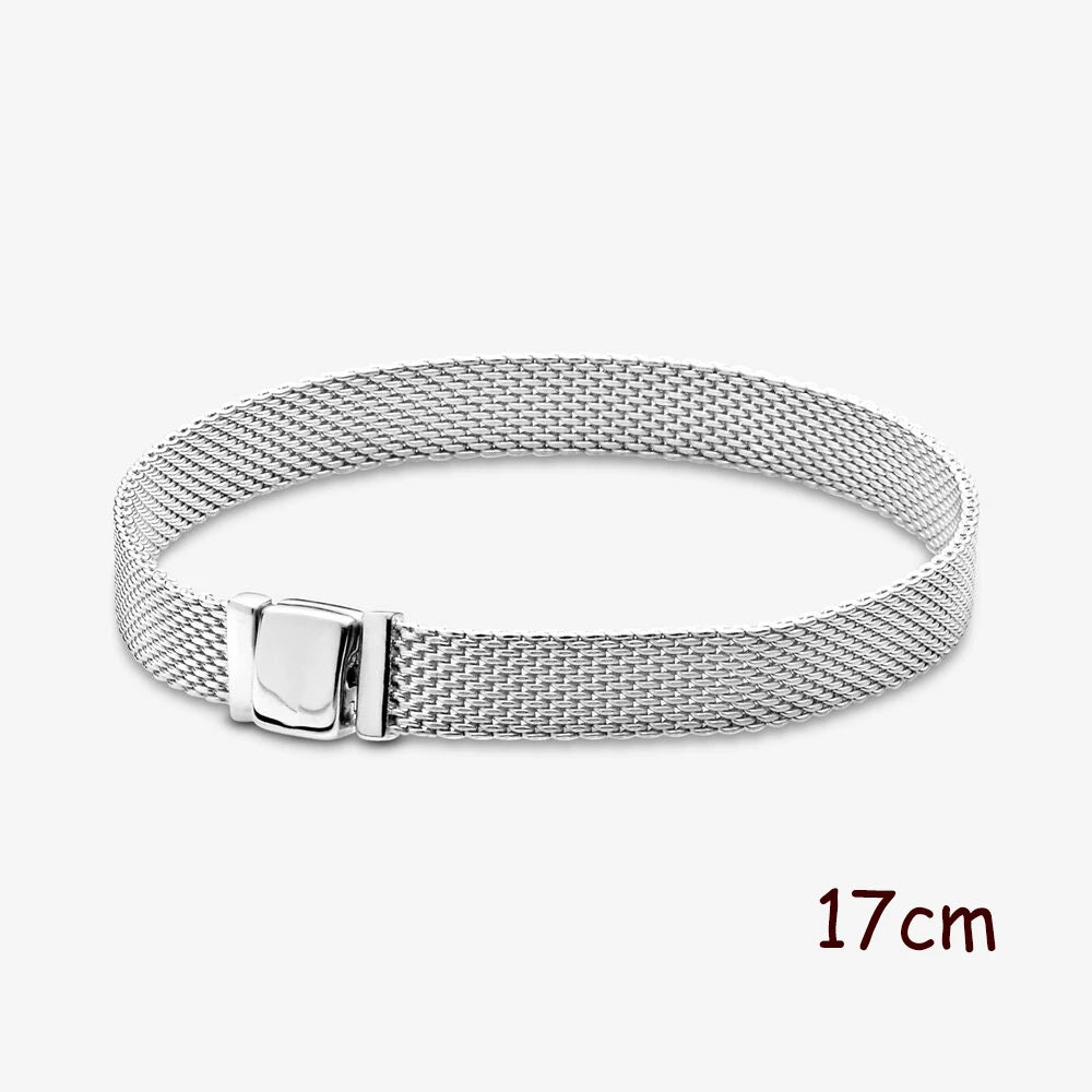 New Original 925 Sterling Silver Alphabet Clip Stopper Charm Beads Fit Pan Brand Reflections Bracelet DIY Women Jewelry/Talahi Collections