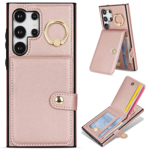 for Samsung Galaxy S24/S23/S22 Ultra/S23 FE/Note 20 Ultra 5G Case with Card Holder,Wallet Case Flip Folio Book PU Leather Cover/Talahi Collections