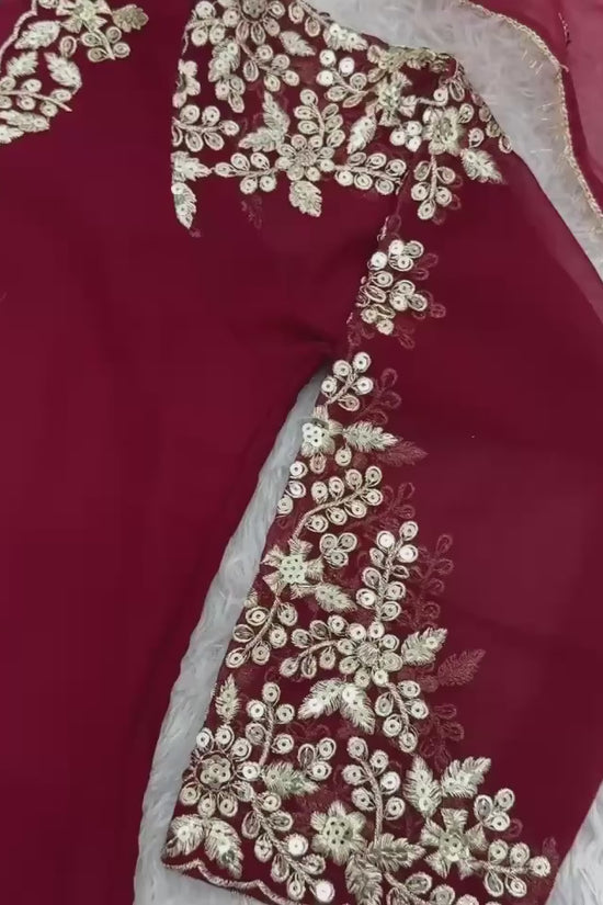 Pakistani Readymade Kurta with palazzo and Dupatta Set Salwar kameez